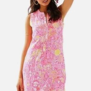 Lilly Pulitzer Pink Pout More Kinis In The Keys Sarasota Dress Size M